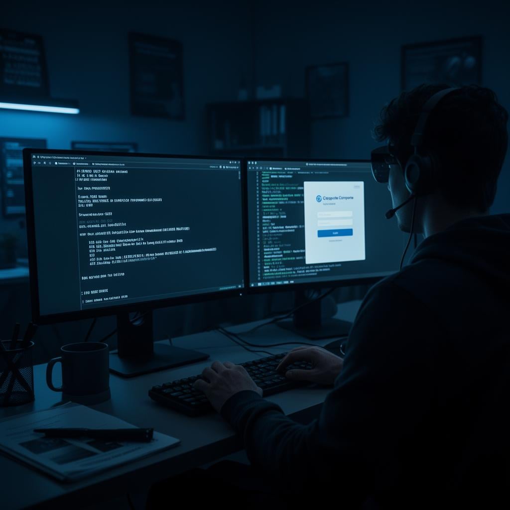 Setting up phishing infrastructure and cloned credential pages