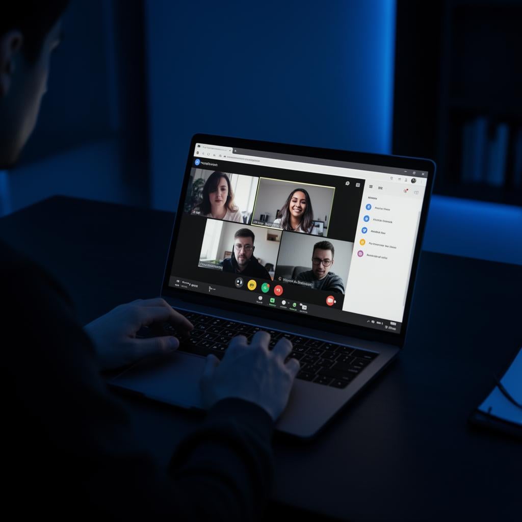 Remote screen sharing session with compromised target